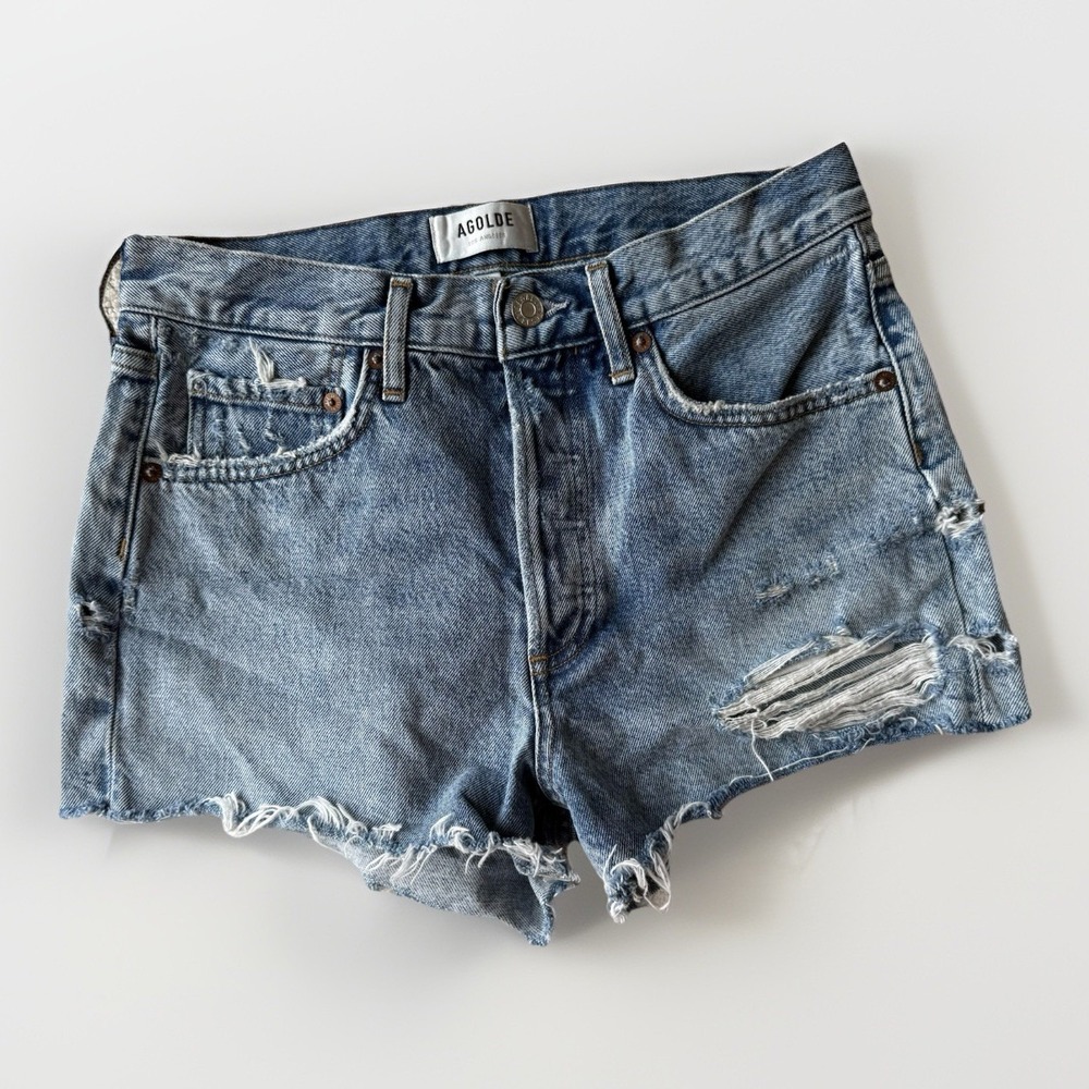 Agolde Parker Vintage Cut Off Shorts Size 25 in‎ Parker Swapmeet Raw Hem $148